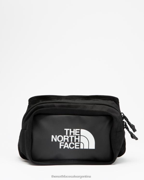 FFV046901 blanco negro The North Face explorar la riñonera
