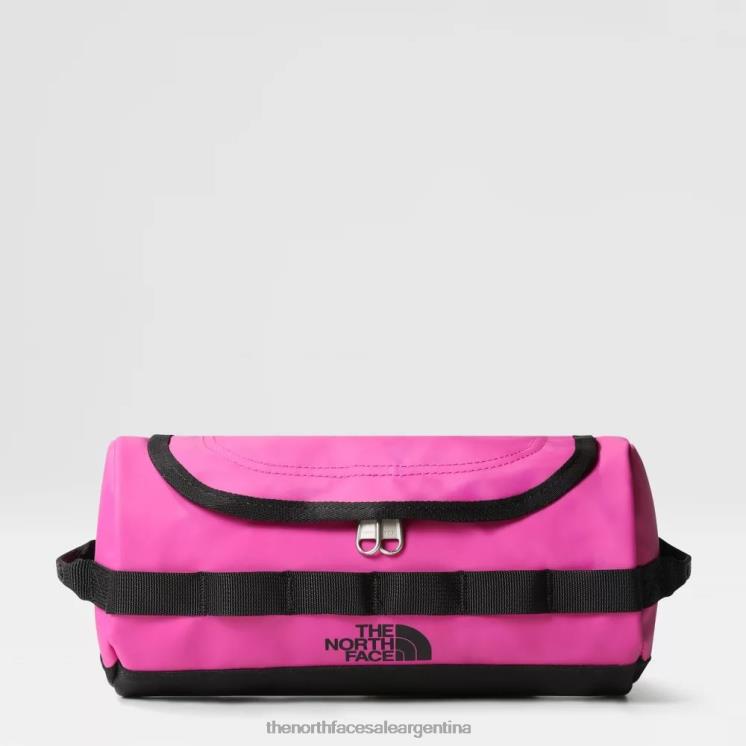 FFV04787 rosa fucsia The North Face neceser de viaje para campamento base pequeño