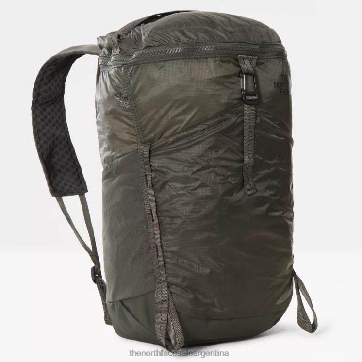 FFV04793 nuevo verde pardo The North Face mochila de peso mosca
