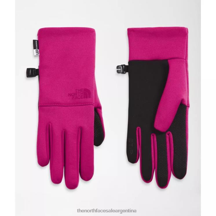 FFV043629 rosa fucsia The North Face guantes reciclados etip mujer