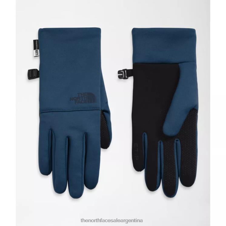FFV043633 azul sombreado The North Face guantes reciclados etip mujer