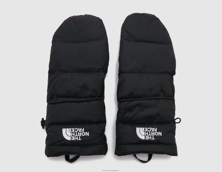 FFV046793 negro The North Face guante nuptse