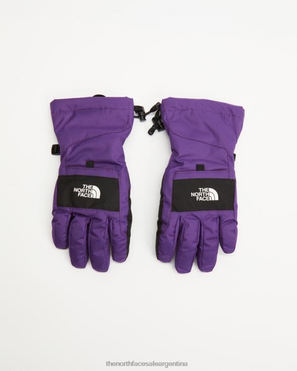 FFV047313 gravedad púrpura The North Face guantes montana Futurelight Etip niños