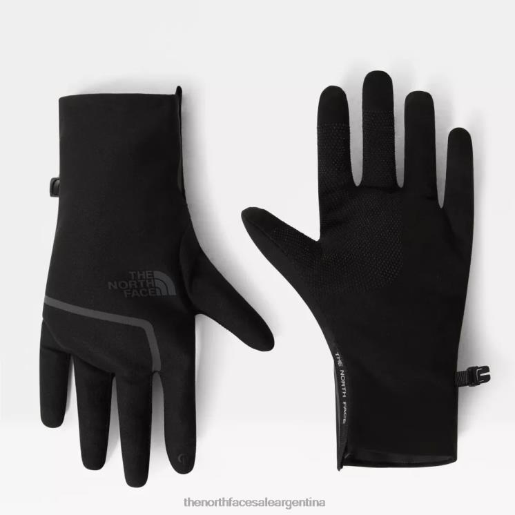 FFV04988 negro The North Face guantes softshell closefit windwall mujer