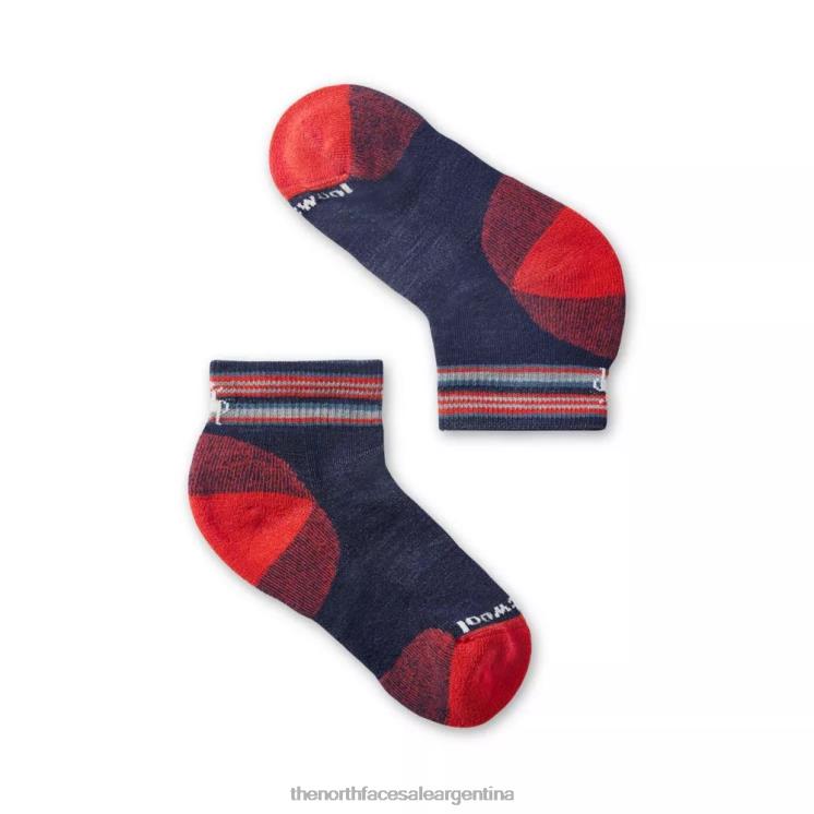 FFV046294 Marina de guerra profunda The North Face calcetines tobilleros con amortiguación ligera para niños