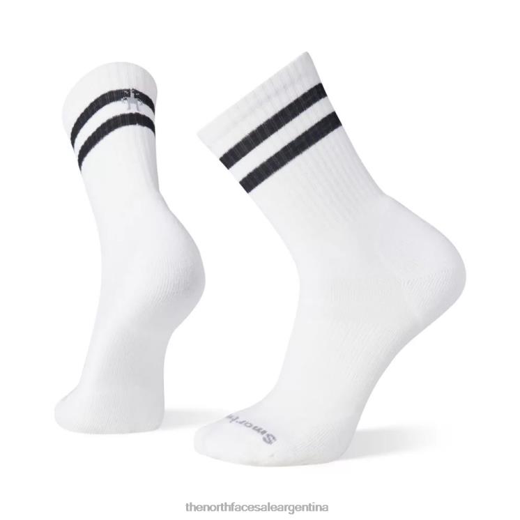 FFV046297 blanco negro The North Face calcetines deportivos con rayas acolchadas blanco negro