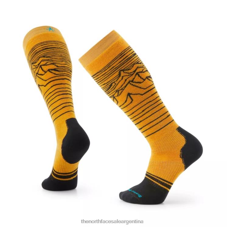 FFV046332 miel de oro The North Face calcetines otc con patrón iguchi con cojín completo para snowboard