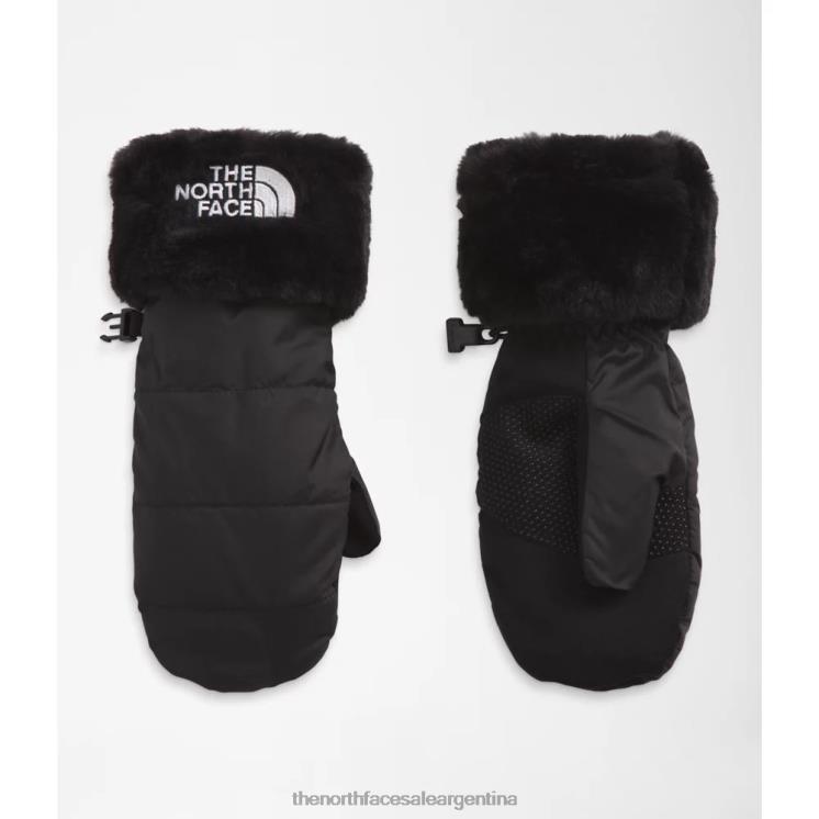 FFV045061 negro The North Face guantes de remolino mossbud para niños