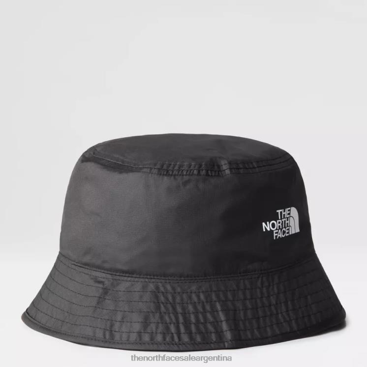 FFV042401 blanco negro The North Face sombrero reversible de alijo de sol blanco negro