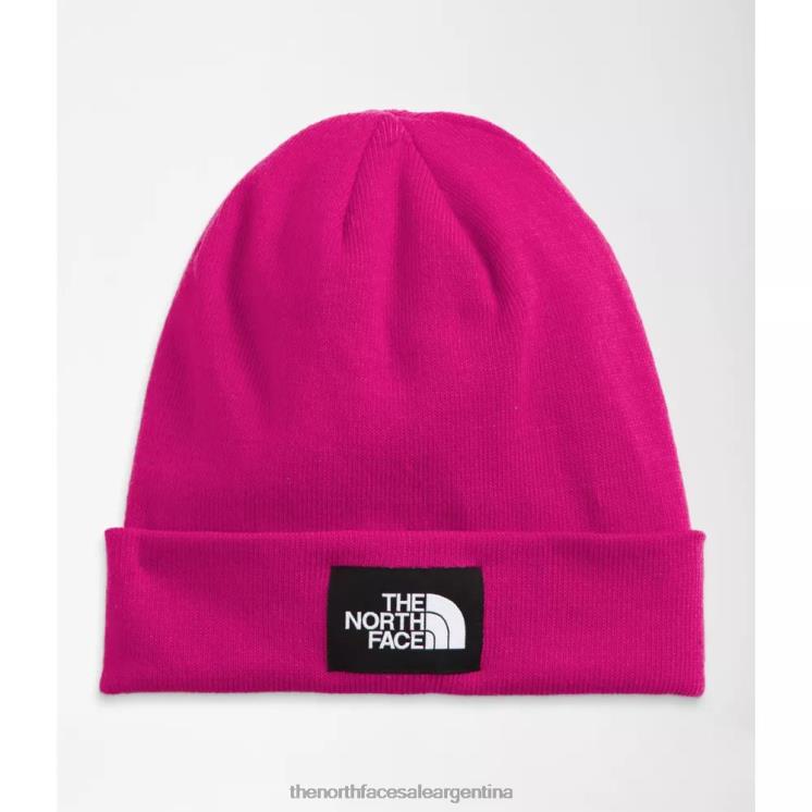 FFV043231 rosa fucsia The North Face gorro reciclado para trabajadores portuarios