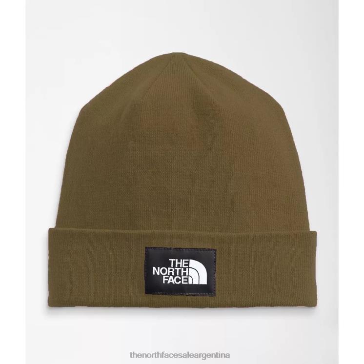 FFV043232 oliva militar The North Face gorro reciclado para trabajadores portuarios