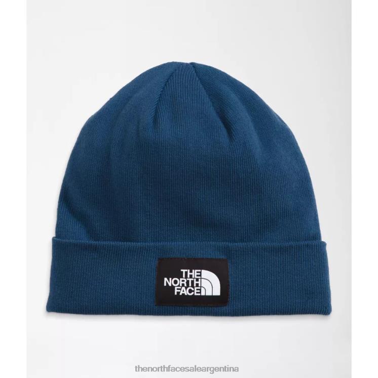 FFV043240 azul sombreado The North Face gorro reciclado para trabajadores portuarios
