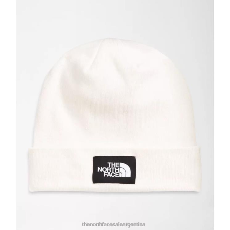 FFV043242 blanco The North Face gorro reciclado para trabajadores portuarios