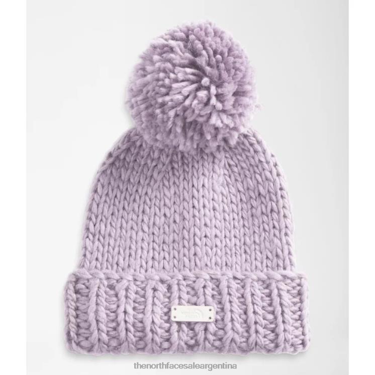 FFV043790 niebla de lavanda The North Face gorro más acogedor de la ciudad para mujer