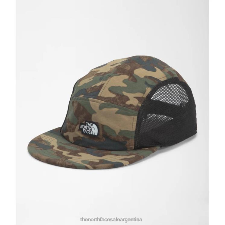 FFV043968 estampado de camuflaje tostado The North Face sombrero de campamento clase v