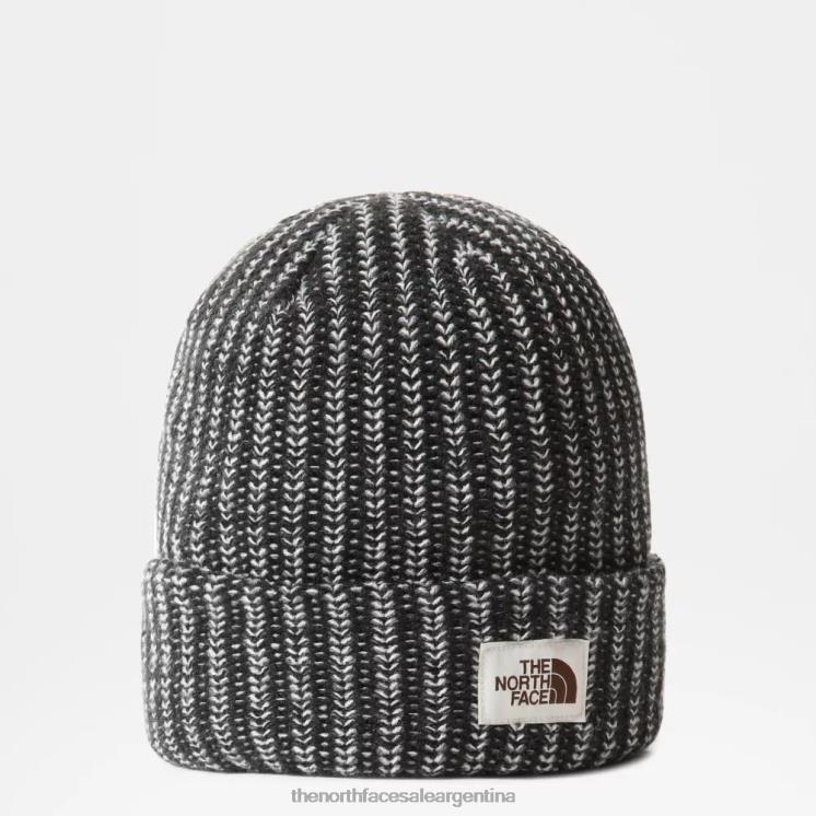 FFV04573 negro The North Face gorro de bae salado para mujer
