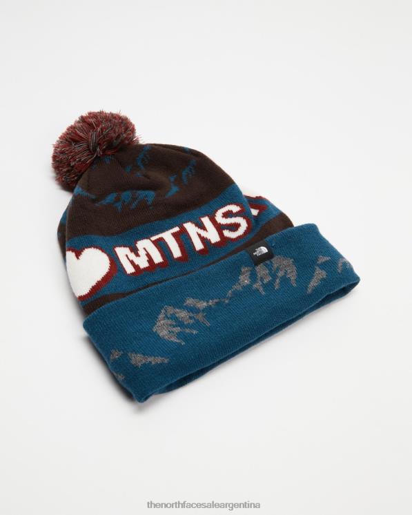 FFV047158 marrón oscuro The North Face tuke de esquí