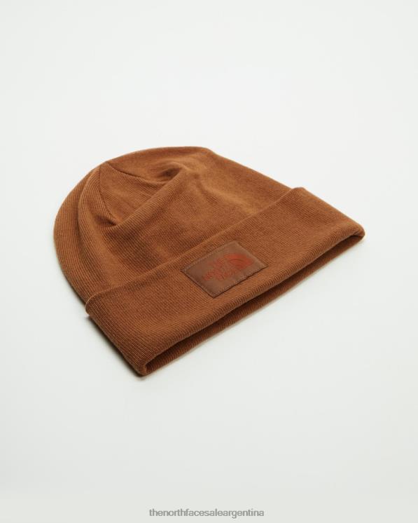 FFV047284 marrón pino The North Face gorro reciclado para trabajadores portuarios