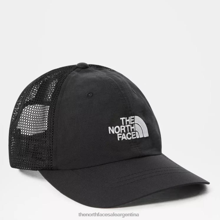 FFV04921 negro The North Face gorra de malla horizonte