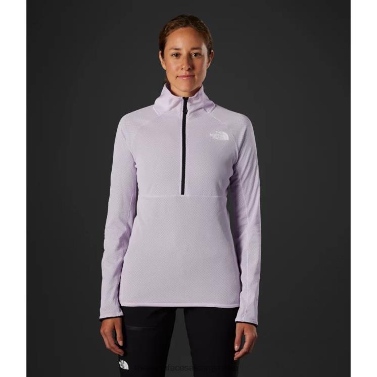 FFV044489 niebla de lavanda The North Face mujer cumbre serie futurofleece lt zip