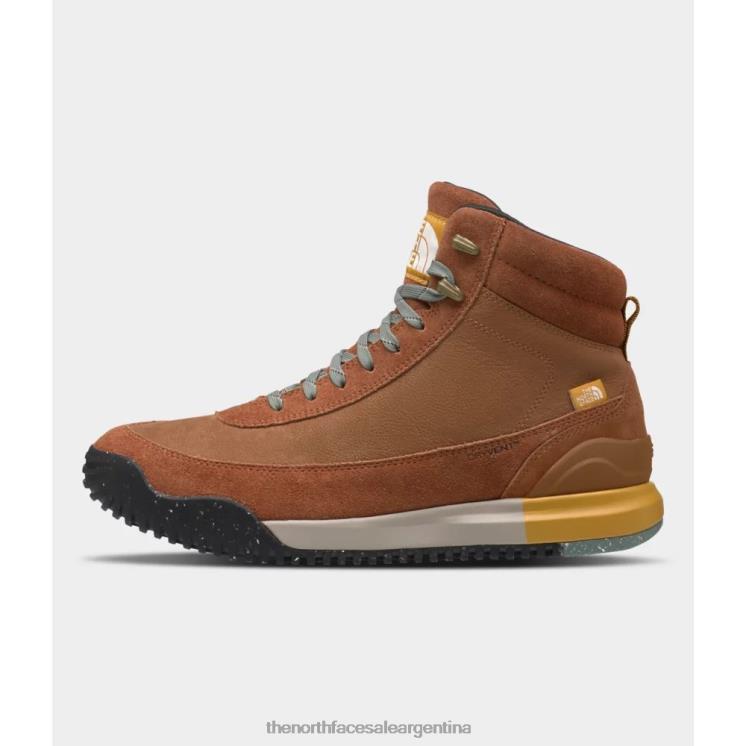 FFV043658 bata marrón The North Face hombres de vuelta a botas impermeables de cuero berkeley iii