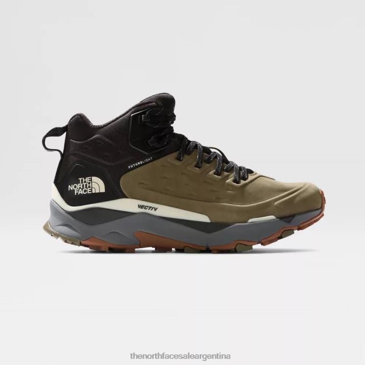 FFV041018 oliva militar The North Face botas de montaña vectiv Futurelight exploras de cuero para hombre