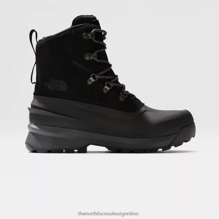 FFV041384 gris The North Face botas de montaña impermeables con encaje chilkat v para hombre