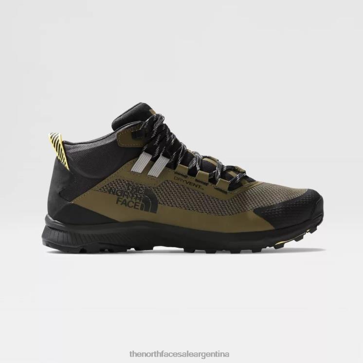 FFV041407 oliva militar The North Face botas de montaña impermeables cragstone para hombre