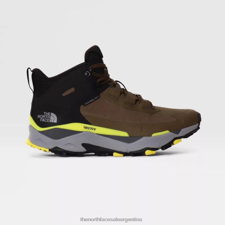 FFV04640 oliva militar The North Face botas de montaña vectiv exploras Futurelight para hombre