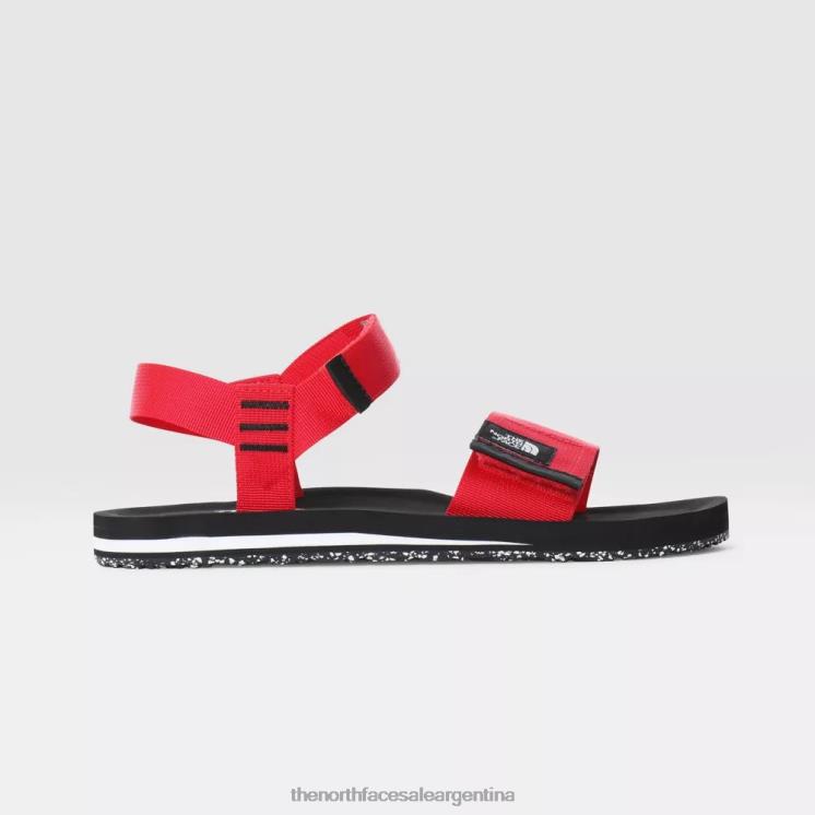 FFV04335 negro rojo The North Face sandalias skeena hombre rojo negro