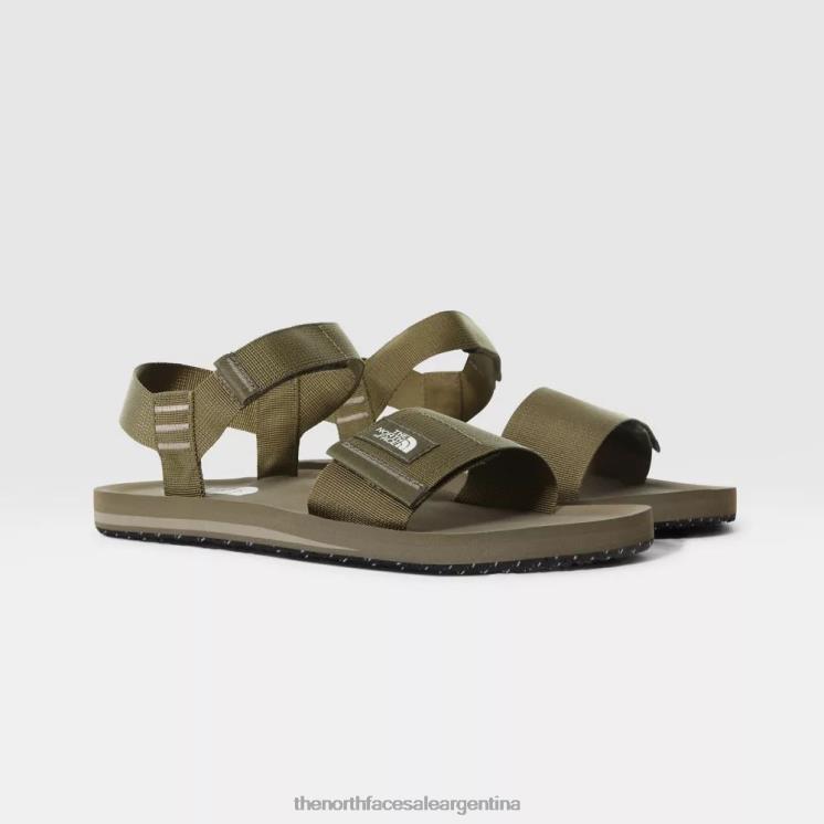 FFV04336 oliva militar The North Face sandalias skeena hombre