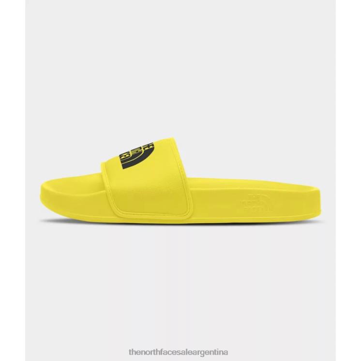 FFV043644 amarillo ácido The North Face toboganes del campamento base iii para hombres