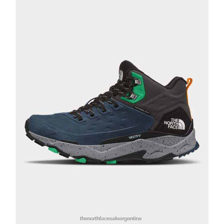 FFV044029 azul negro The North Face hombre botas de cuero vectiv exploras mid Futurelight azul negro