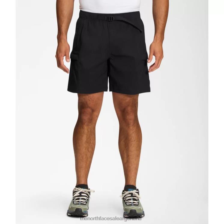 FFV043828 negro The North Face pantalones cortos con cinturón clase v para hombre