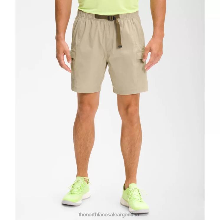 FFV043829 sarga beige The North Face pantalones cortos con cinturón clase v para hombre