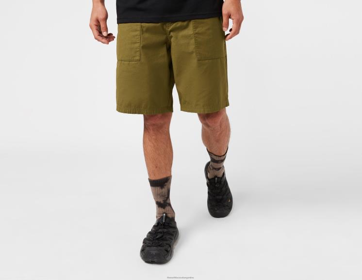 FFV046796 marrón The North Face pantalón corto de algodón ripstop