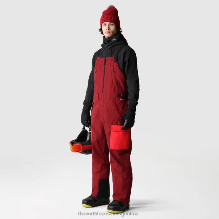 FFV04966 cordobés rojo The North Face Pantalón peto cordobés rojo dragline hombre