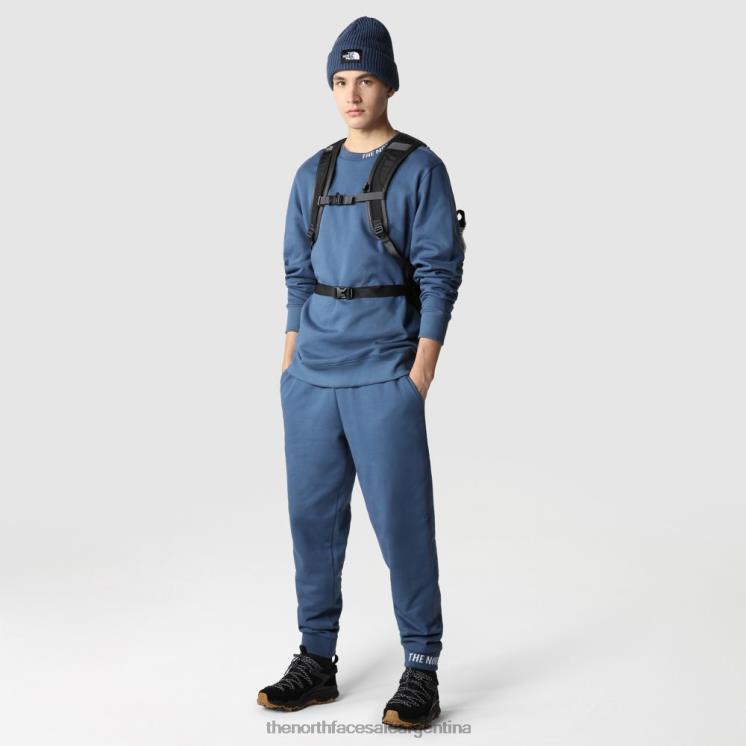 FFV041222 azul sombreado The North Face joggers polares zumu para hombre