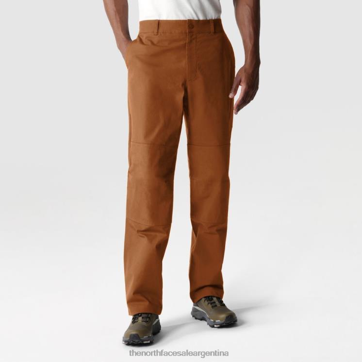 FFV041320 cuero marrón The North Face pantalones de ruta para hombre