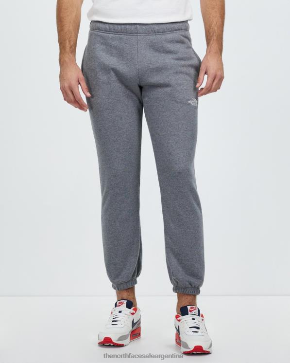 FFV046904 gris The North Face pantalones deportivos sencillos con logo