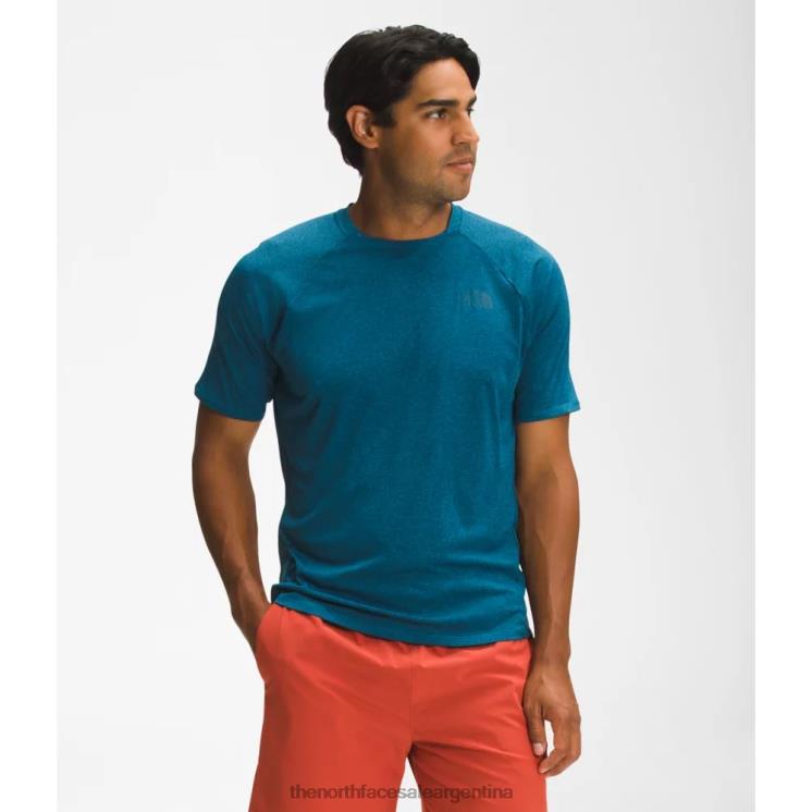 FFV044407 azul banff The North Face tripulación de manga corta de pino grande para hombres