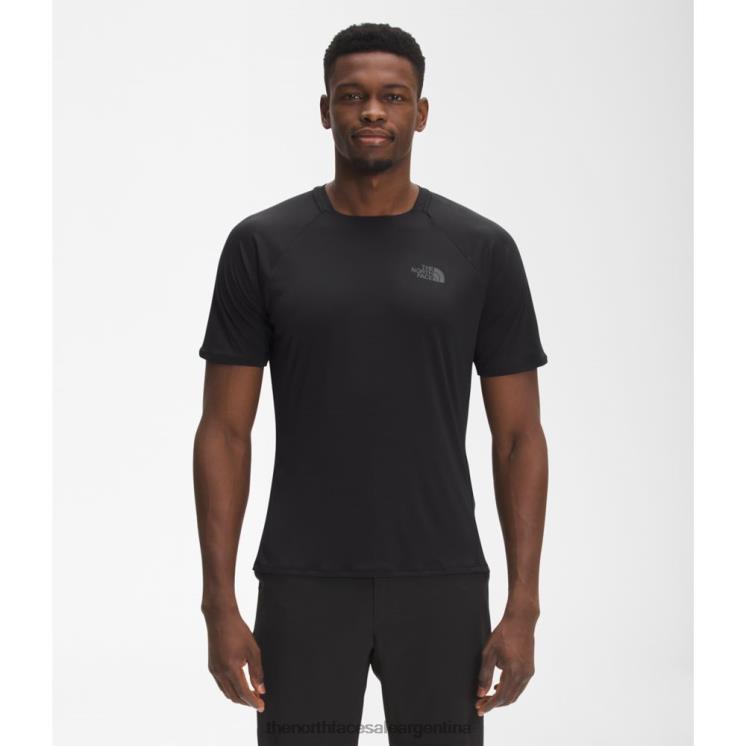 FFV044409 negro The North Face tripulación de manga corta de pino grande para hombres