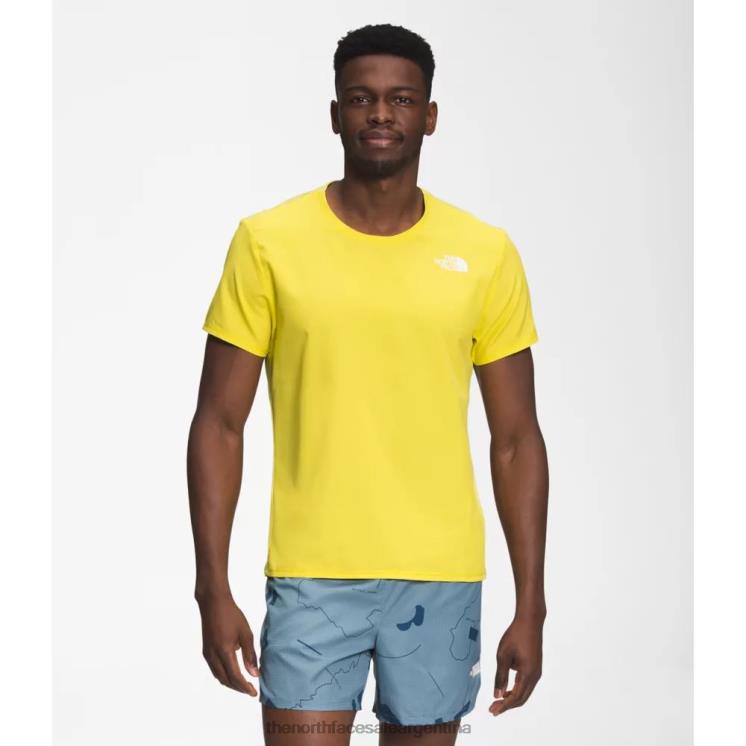 FFV044480 amarillo ácido The North Face camisa manga corta amanecer hombre