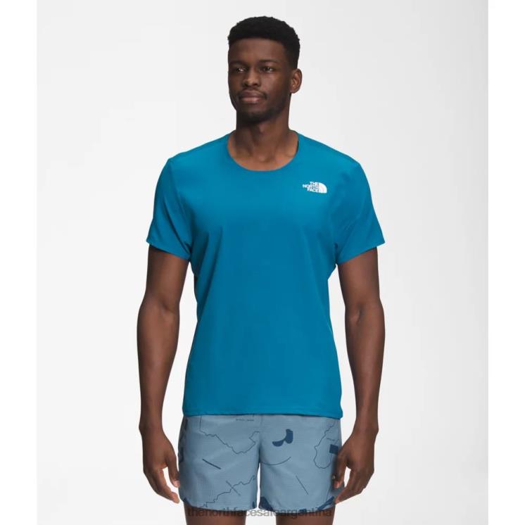 FFV044482 azul banff The North Face camisa manga corta amanecer hombre