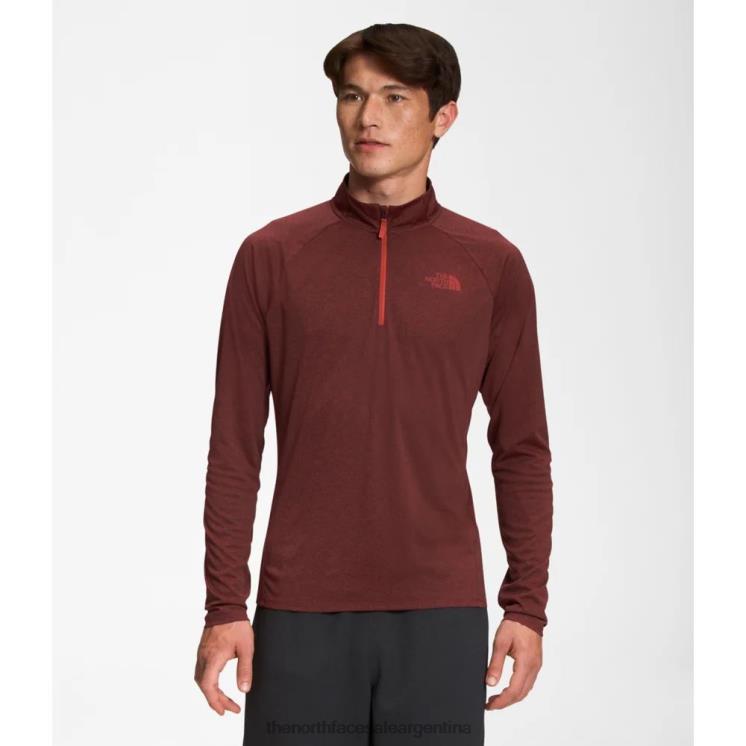 FFV046179 especias rojas The North Face cremallera de pino grande para hombre
