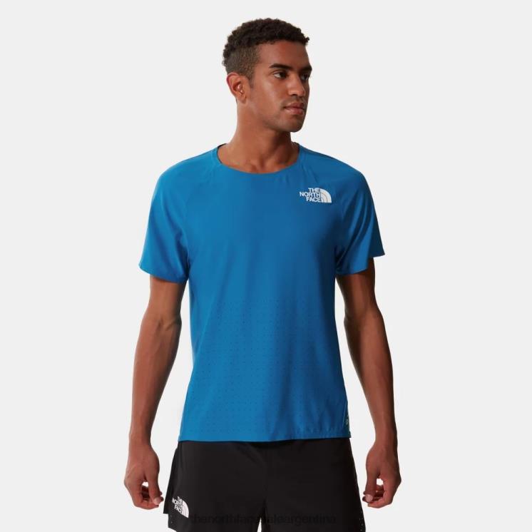 FFV041460 azul banff The North Face camiseta sin peso de la serie de vuelo para hombre