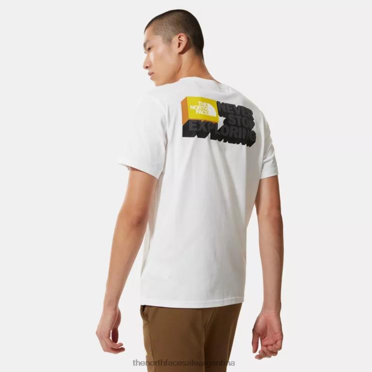 FFV041500 blanco The North Face camiseta gráfica nse para hombre