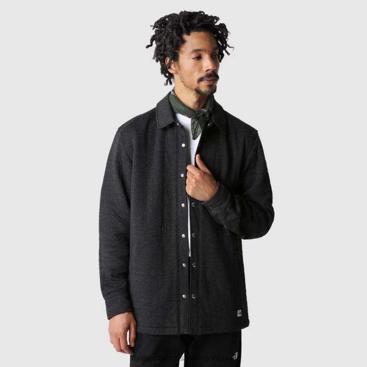 FFV041722 brezo negro The North Face chaqueta acolchada de pico largo para hombre