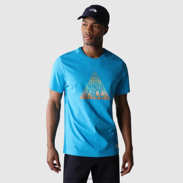FFV041926 azul The North Face camiseta de manga corta para hombre