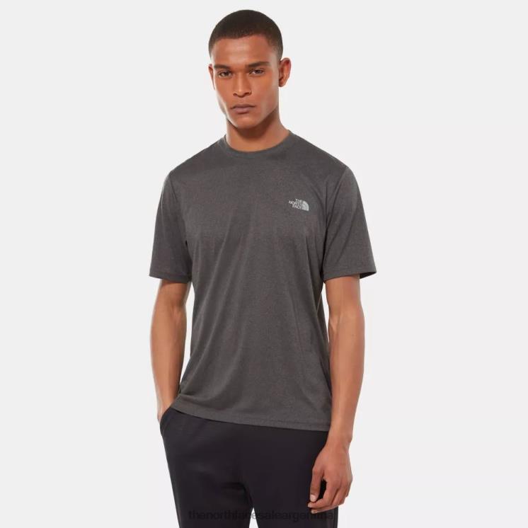 FFV04198 gris The North Face camiseta reaxion amp hombre